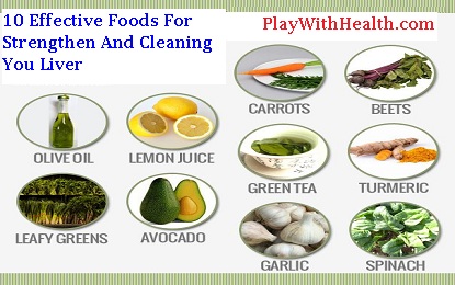 10 Effective Foods and Tips For Strengthen and Cleaning Your Liver